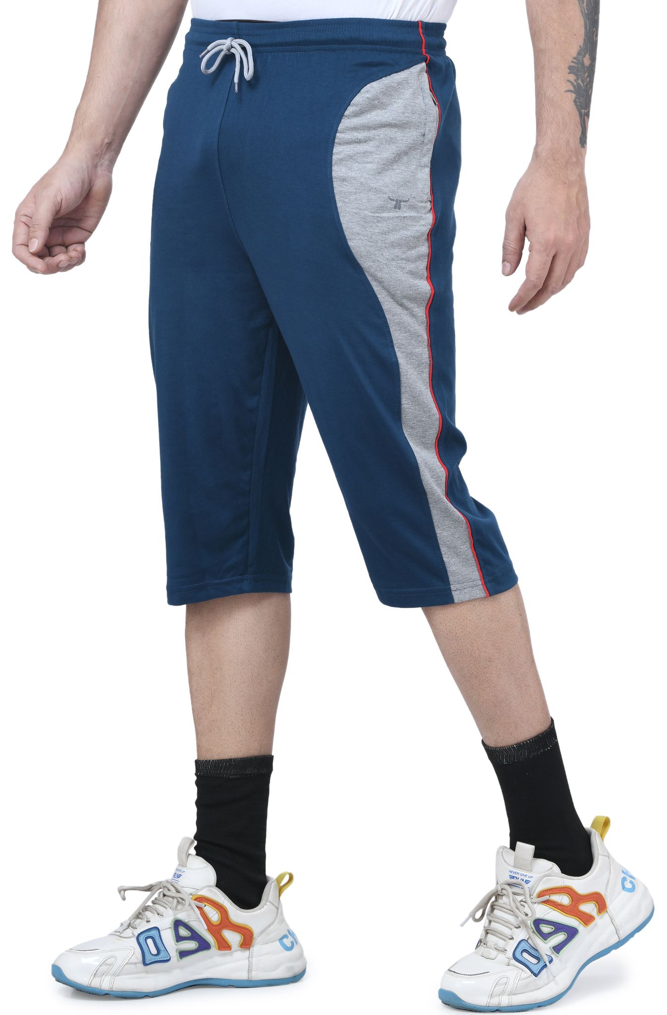 Exclusive Men IBulls, Hosiery Cotton Regular Fit Three Quarters/Three Fourths/Three by Fourth /3