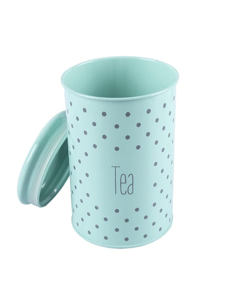 Tea & Sugar Jar - Set Of 2 (Green, Each 900 mL)