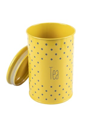 Tea Jar with Lid - (Yellow, 900mL)