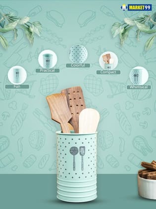 Polka Dot Ladle Holders - Green