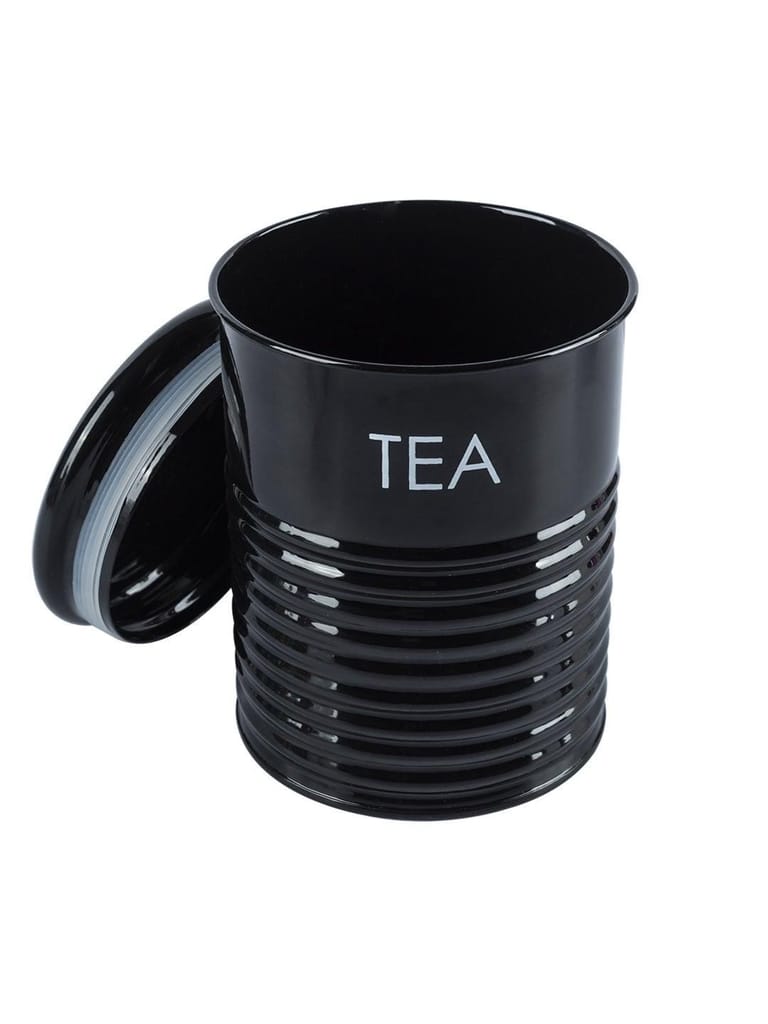 Tea Jar with Lid - (Black, 900mL)