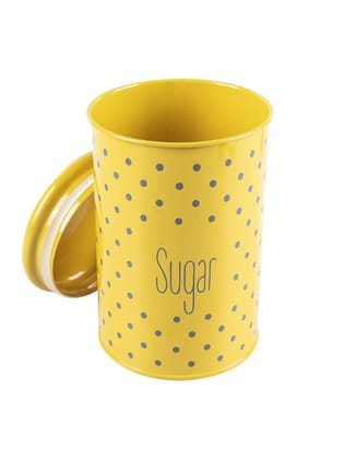 Sugar Jar With Lid - (Yellow, 900mL)