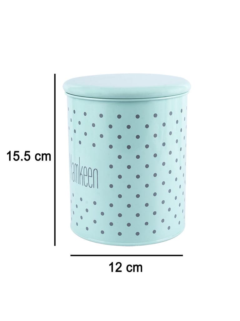 Cookie & Namkeen Jar Set Of 2 ( Green, Each 1700 Ml )