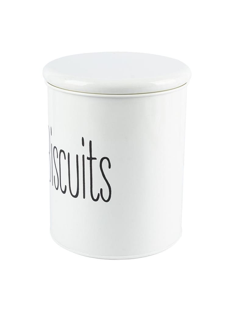 Biscuits Jar with Lid - (Off White, 1700mL)