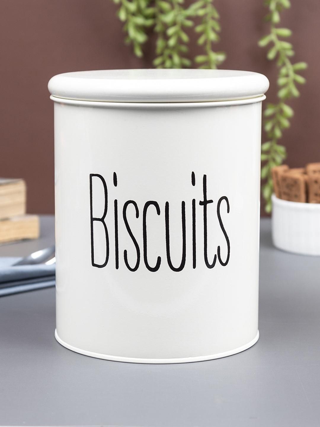 Biscuits Jar with Lid - (Off White, 1700mL)