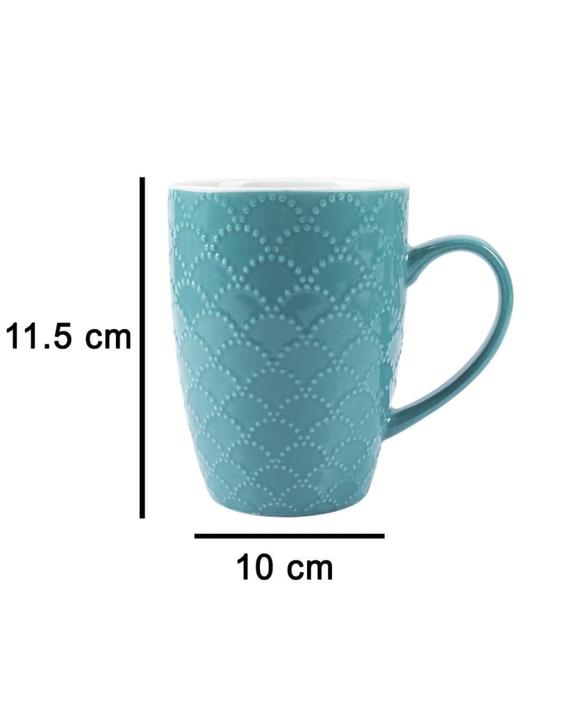 Ceramic Coffee Mug 330mL(Sea Green)