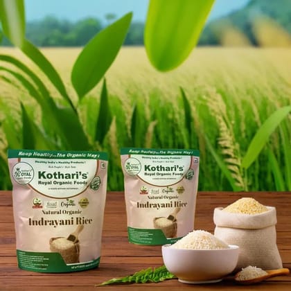 Kothari's Royal Organic Indrayni Rice