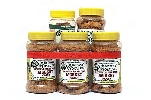 Kothari's Royal Organic Palm Jaggery Powder Pack of 4 800GM