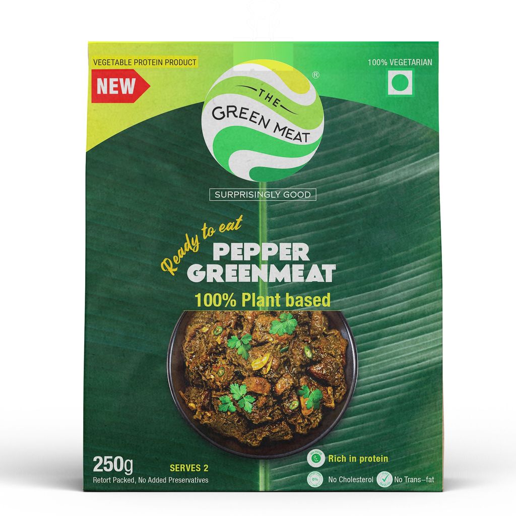 Pepper Greenmeat | Plant based & Vegetarian Meat Substitute | Ready to Eat | 250g