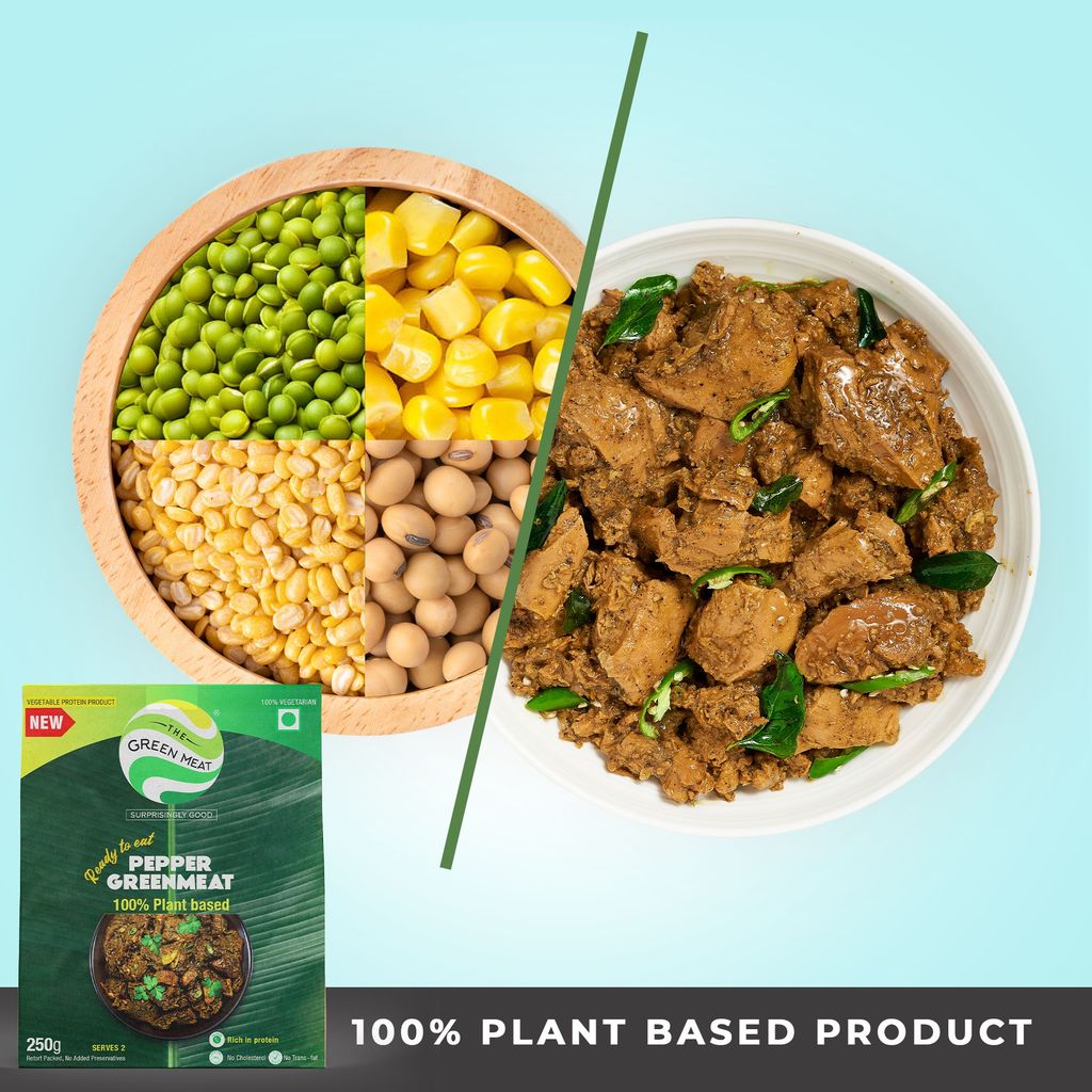 Pepper Greenmeat | Plant based & Vegetarian Meat Substitute | Ready to Eat | 250g