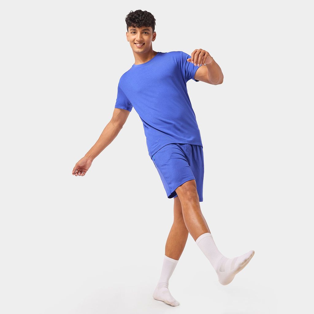 24/7 Men's Co-Ord Set- Azure