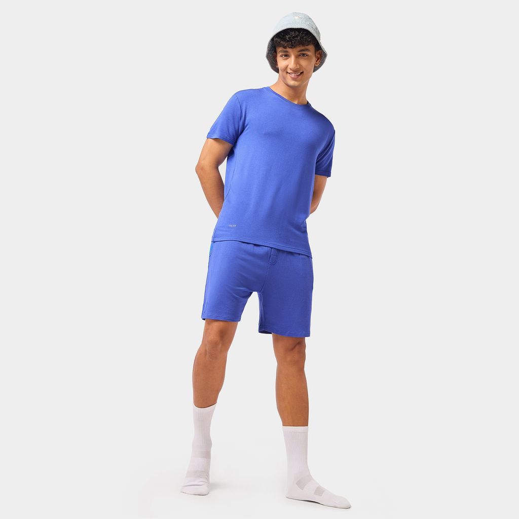 24/7 Men's Co-Ord Set- Azure