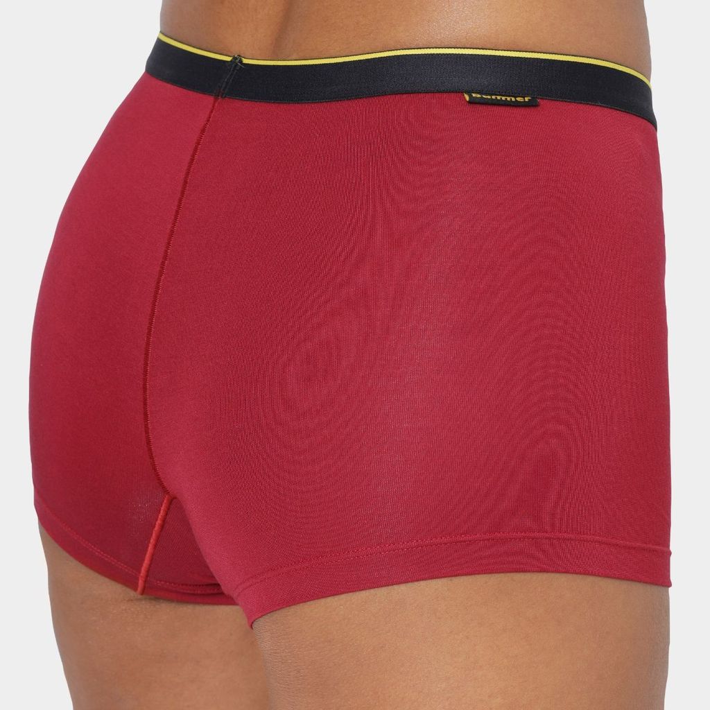Bummer Women's Solid Micro Modal Boyshorts Panties | Soft & Breathable Underwear - Gelada