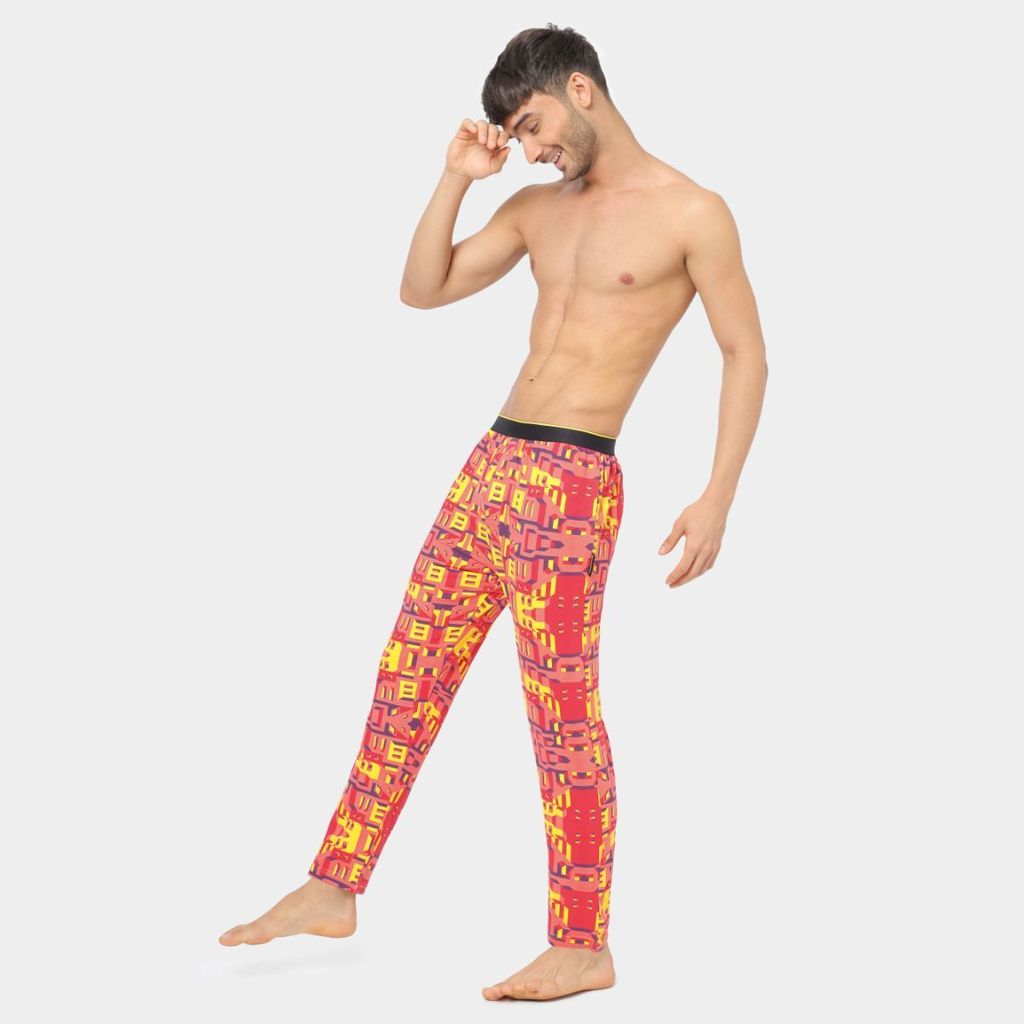 Bummer Men's Relaxed Fit Micro Modal Lounge Pyjama Pants | Stretchy & Soft Waistband - Bricked