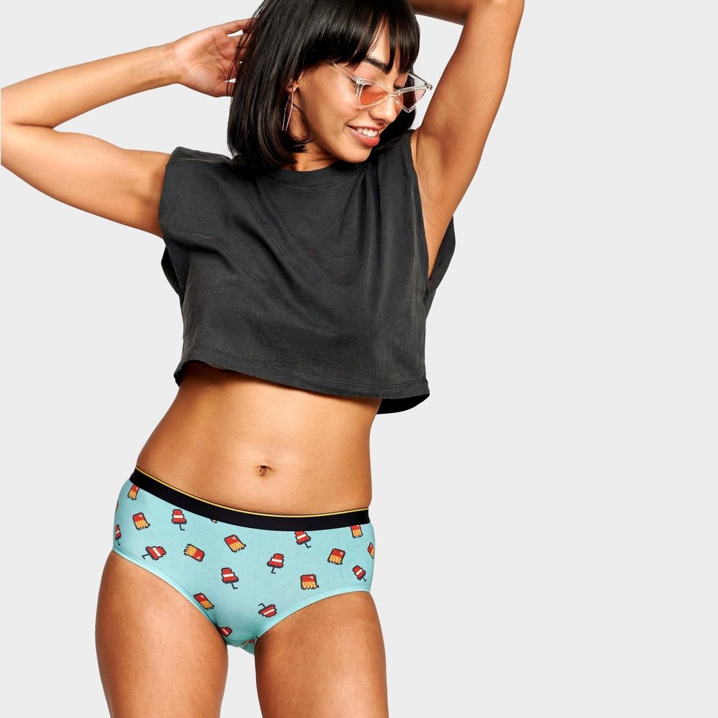 Bummer Women's Printed Micro Modal Hipsters Panties | Soft & Breathable Underwear - McBum