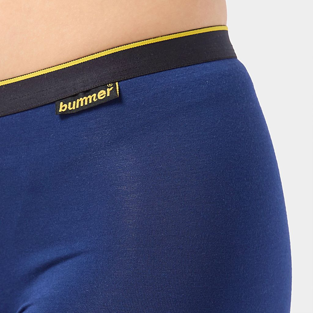 Bummer Women's Solid Micro Modal Boyshorts Panties | Soft & Breathable Underwear - Galactic