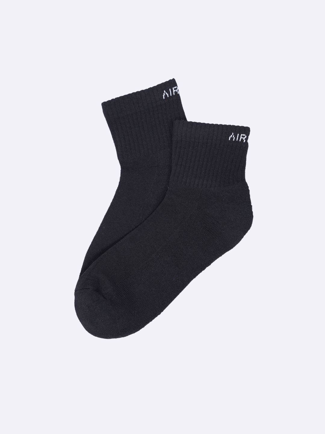 Cotton Ankle Socks for Men and Women - Black