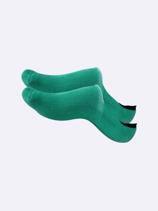 Air Garb's Cushioned No Show/ Invisible/ Secret Cotton Socks - Unisex - Aqua Green