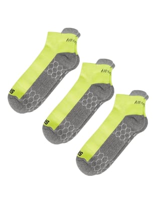 AirGarb Compression Sports Performance Socks for Men and Women Ankle Length Cotton Socks Pack of 3 - ASPO3GR (Free Size) Neon Green AirGarb Compression Sports Performance Socks for Men and Women Ankle Length Cotton Socks Pack of 3 - ASPO3GR (Free Size) Neon Green