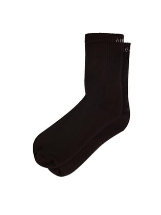 AIR GARB Crew Socks for Men and Women Made with Premium Cotton - Free Size (Brown)