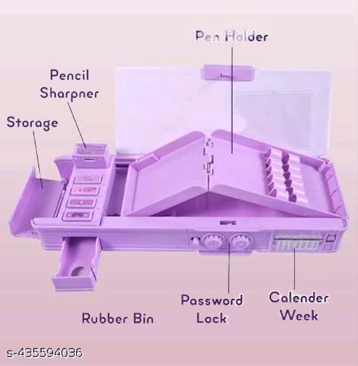 Multifunctional Educational Pencil compass box