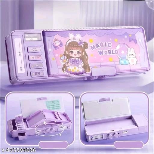 Multifunctional Educational Pencil compass box