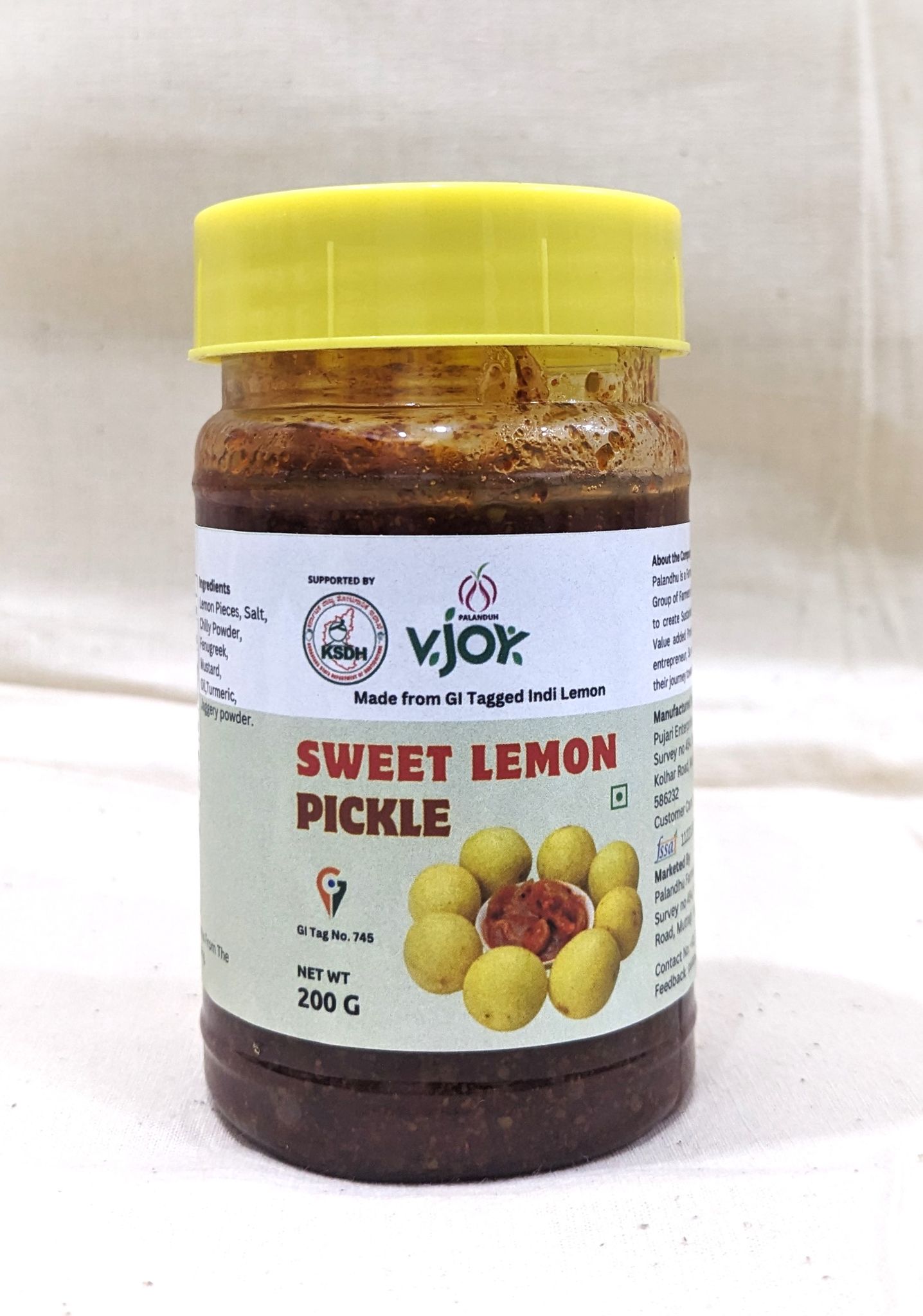 Sweet Lemon Pickle