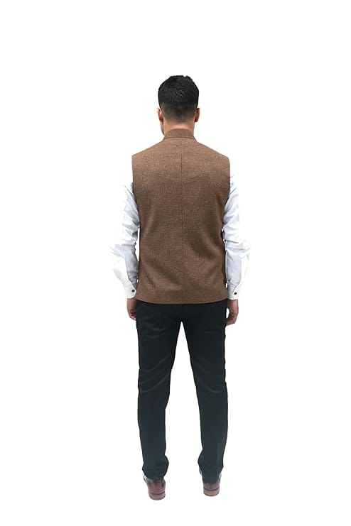 Exclusive Men Adam In Style - Luxe Jacquard Nehru Waist Coat/Formal/Party/Wedding/Engagement Wea