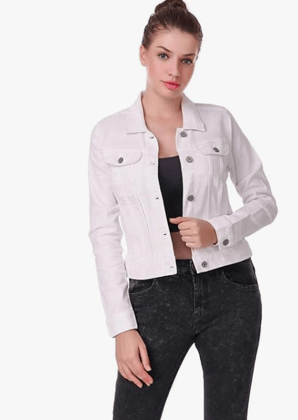 Kanzul Women's Solid Regular Jacket
