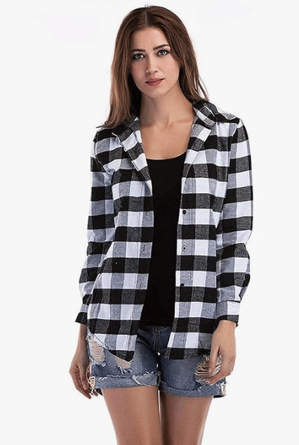 Kanzul -Fashion Passion Casual Checkered Full Sleeves Shirts for Women