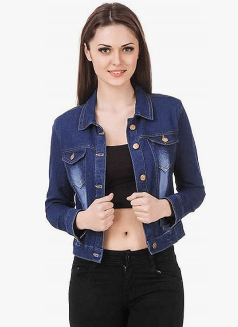 Kanzul -FASHION PASSION Dark Blue Denim Jacket