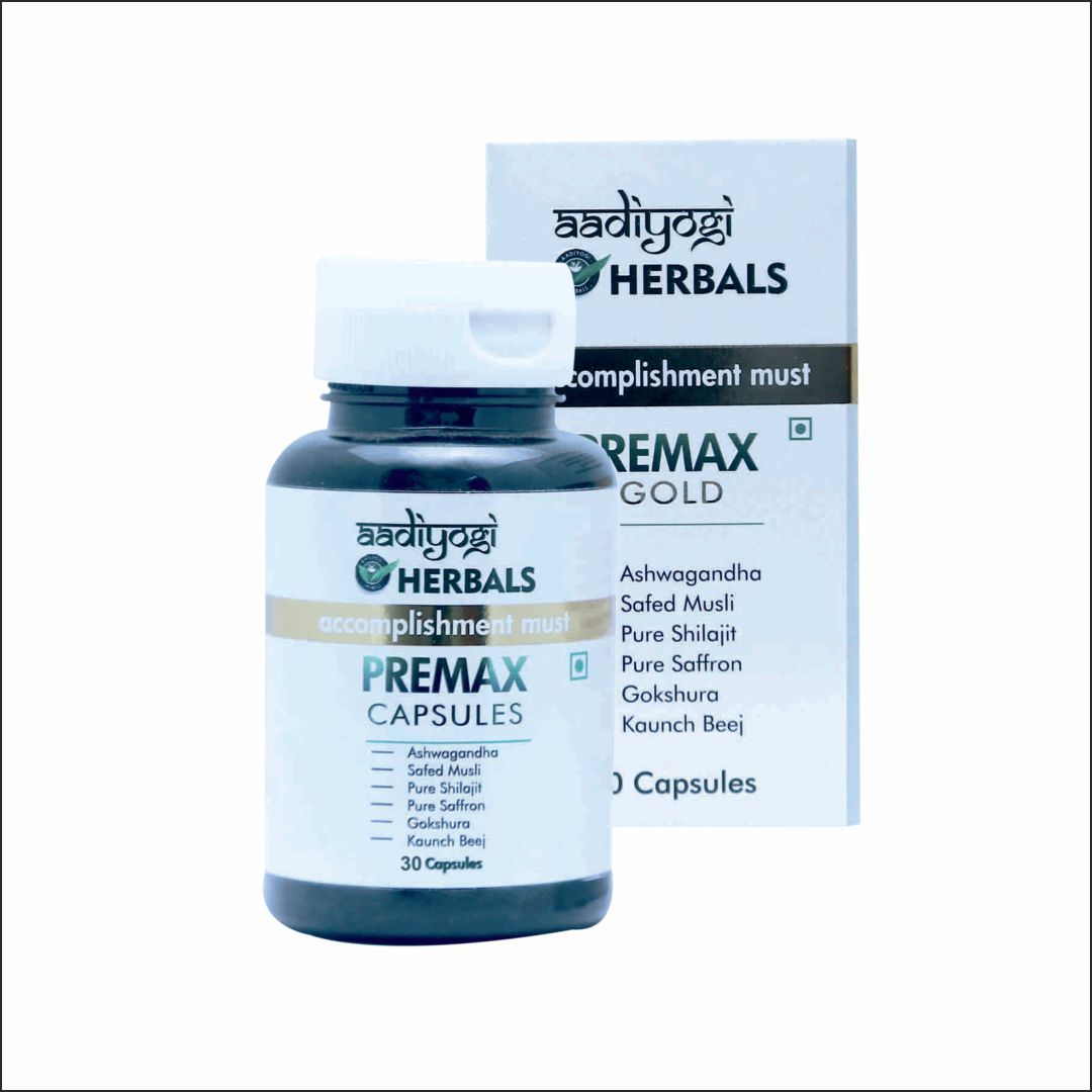 Aadiyogi Herbals Premax Gold Capsules - 30 Capsules