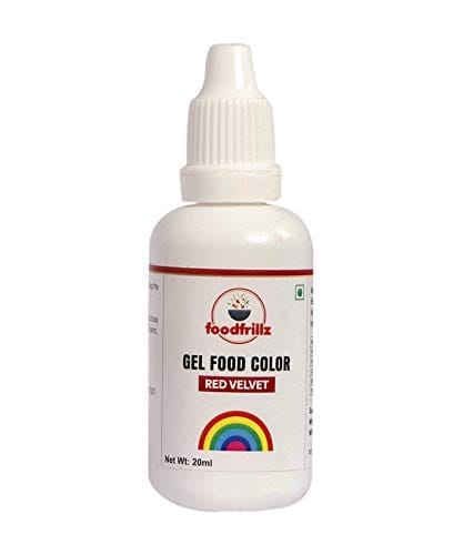foodfrillz Red Velvet, Pink & Blue Food Gel Colors, Set of 3 Finest colour for Cake,cookies,Ice Creams,Sweets