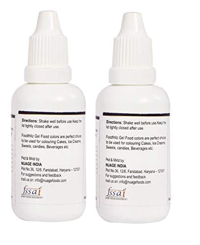 foodfrillz Pink Food Gel Color, Pack of 2, 20 ml each Finest colour for Cake,cookies,Ice Creams,Sweets