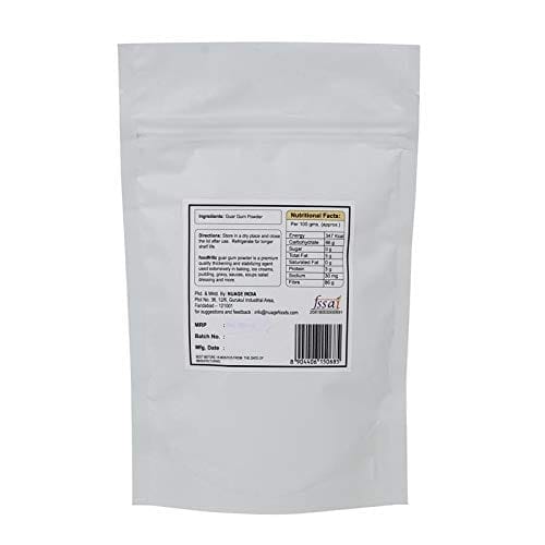 foodfrillz Guar Gum Powder, Thickening, Binding Agent for Baking - 200g