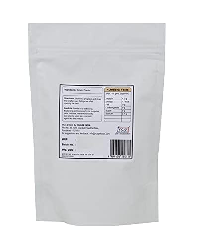 foodfrillz Gelatin Powder, 200 g for jelly Making Food Grade and Face Mask, Gelatin for jelly fondant pudding cheesecake, Baking for Candies, Marshmallows, Cakes, Ice Cream, Desserts, Aspic, Corn, and Confections Gelatin Powder Crystals