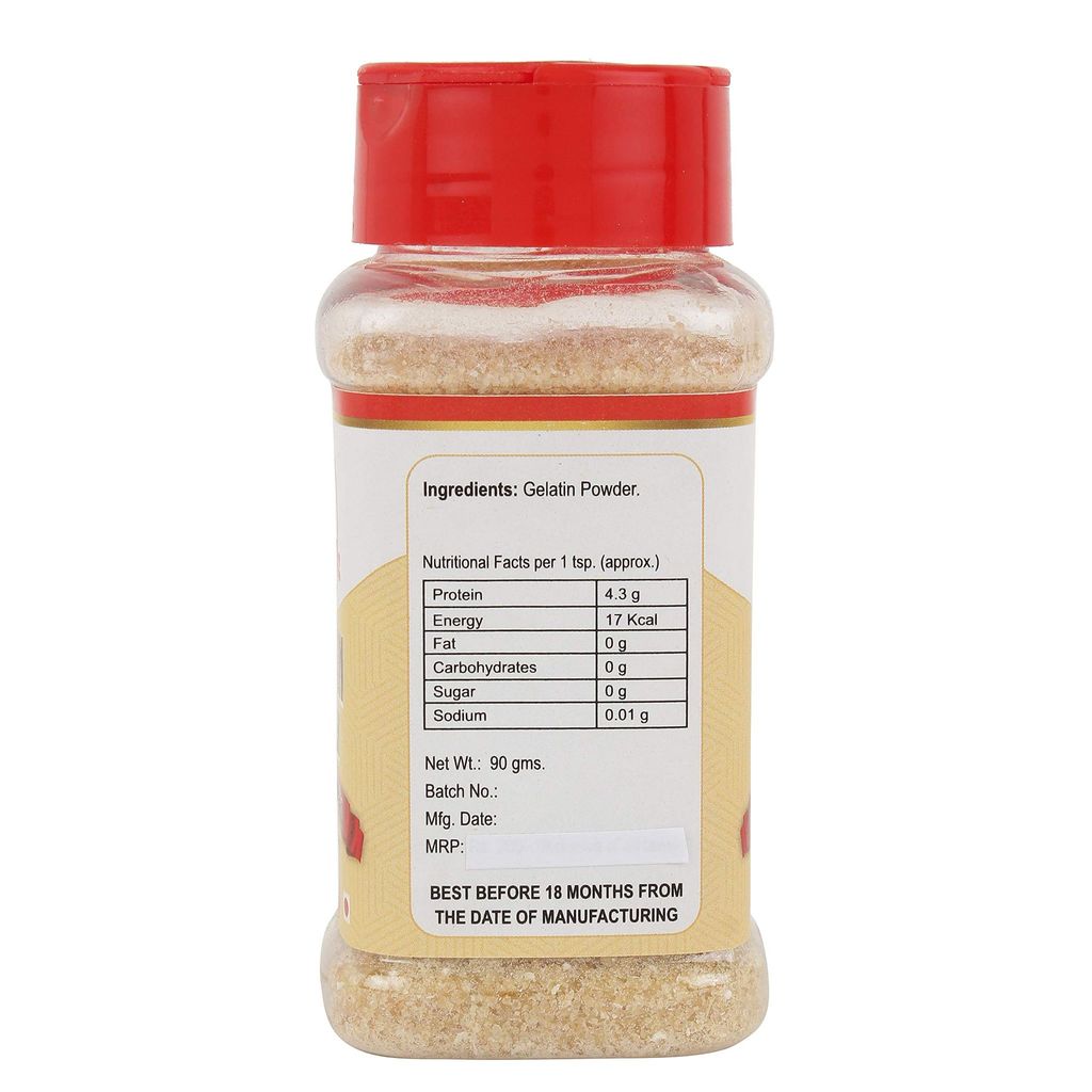 foodfrillz Gelatin Powder Crystals, 90 g