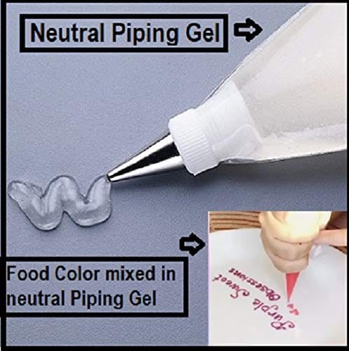 foodfrillz Piping Gel (Neutral) Cold Glaze, 200 GR