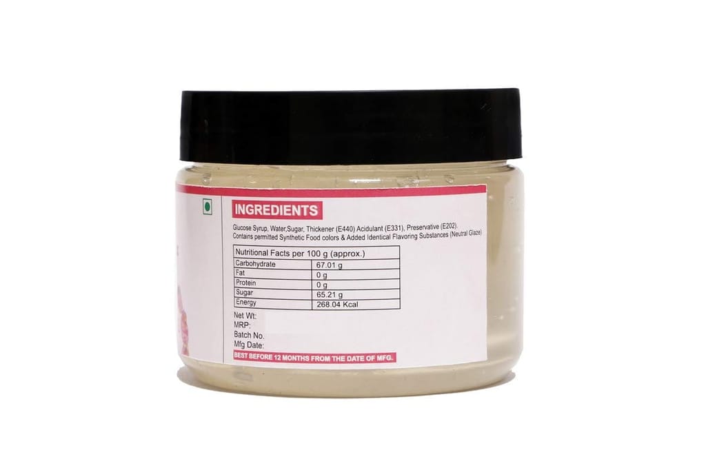 foodfrillz Piping Gel (Neutral) Cold Glaze, 200 GR