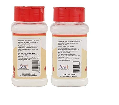 foodfrillz Baking Powder and Baking Soda Combo Pack of 2 (100 g+140 g)