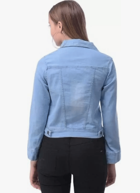 Saira Fashion Women's BLue casual Full Sleeve Denim Jackets