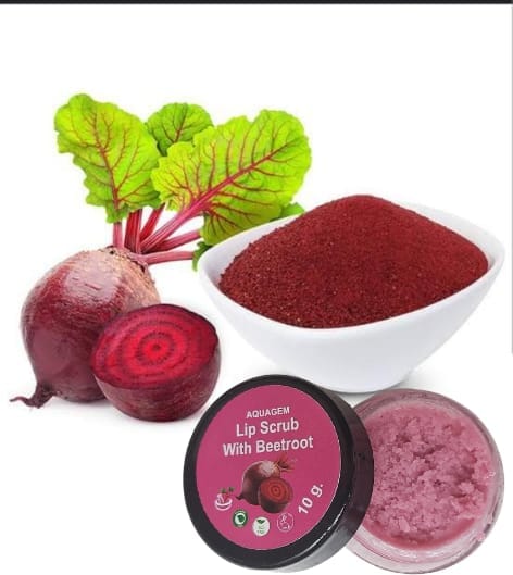 Aquagem skincare "All Natural  Beetroot Lip Scrub"