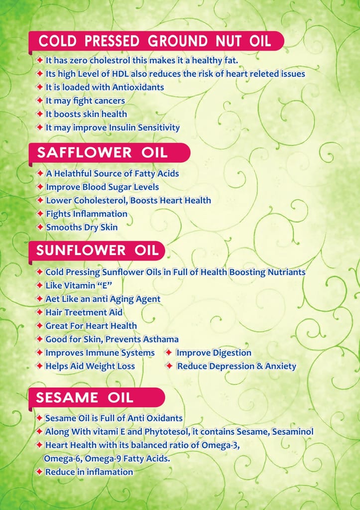 "Arogya Natural Oils Sunflower Oil, 2 Lr"