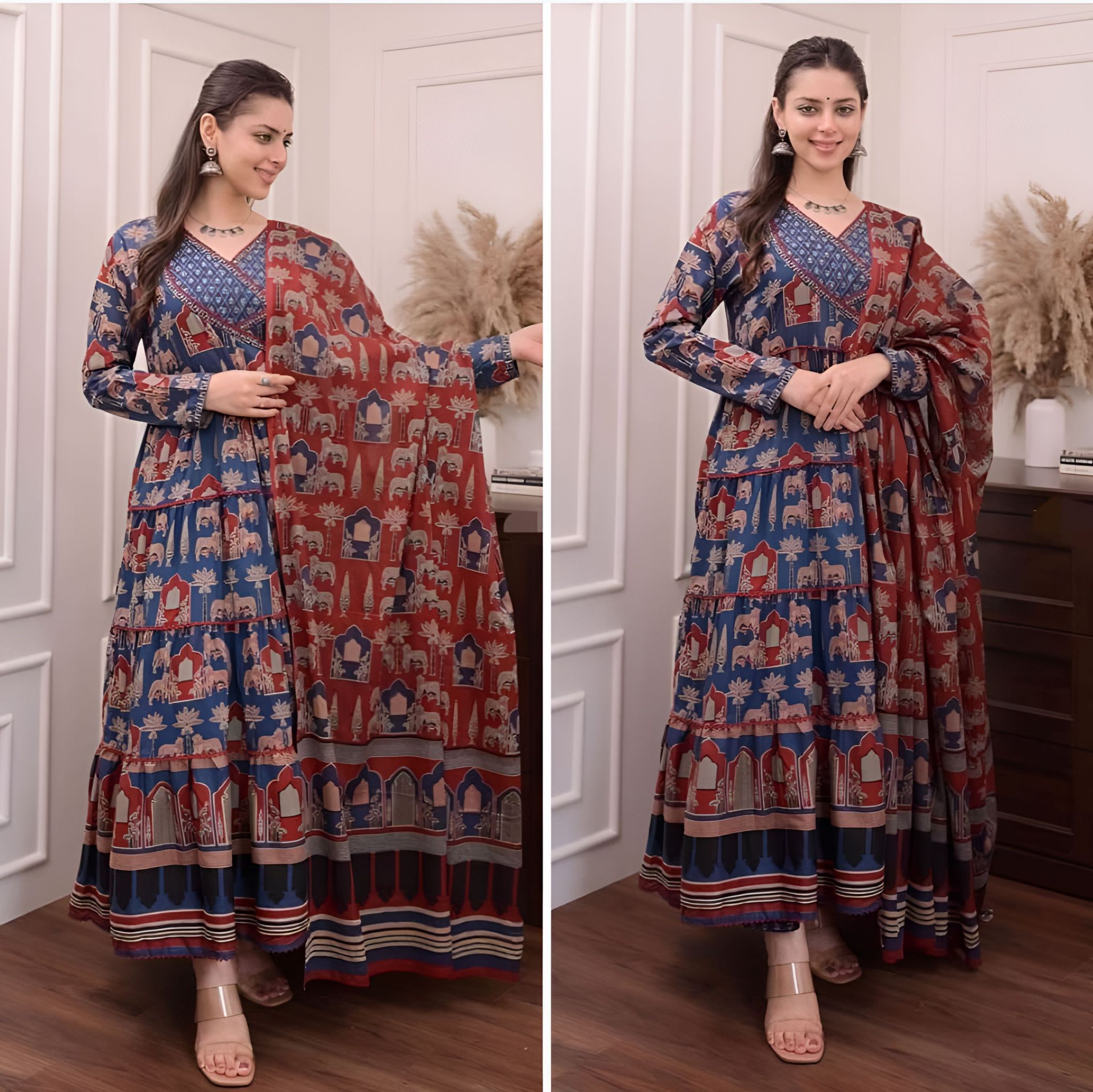 Anarkali Ready to wear indian salwar kameez Dupatta for women cotton designer pakistani dresses Festival 3 piece