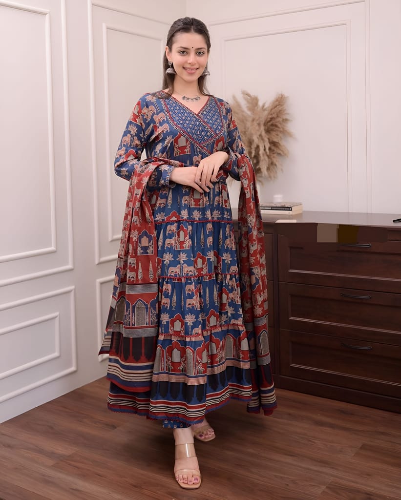 Anarkali Ready to wear indian salwar kameez Dupatta for women cotton designer pakistani dresses Festival 3 piece