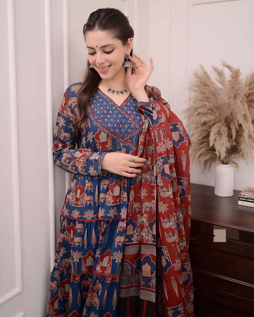 Anarkali Ready to wear indian salwar kameez Dupatta for women cotton designer pakistani dresses Festival 3 piece