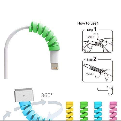  360 Degree Cable Protector, One-Step Installation, Spiral Design