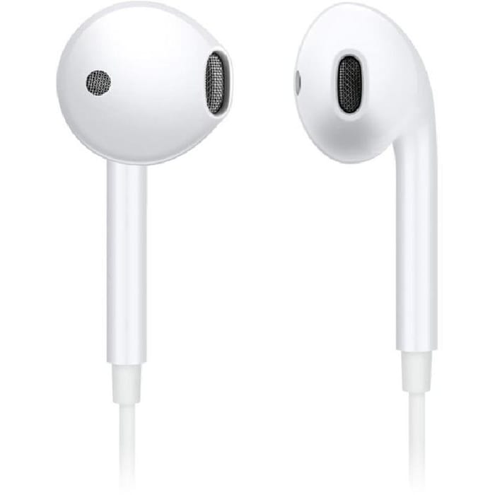Fiberkart Wired Earphones with Mic (White)