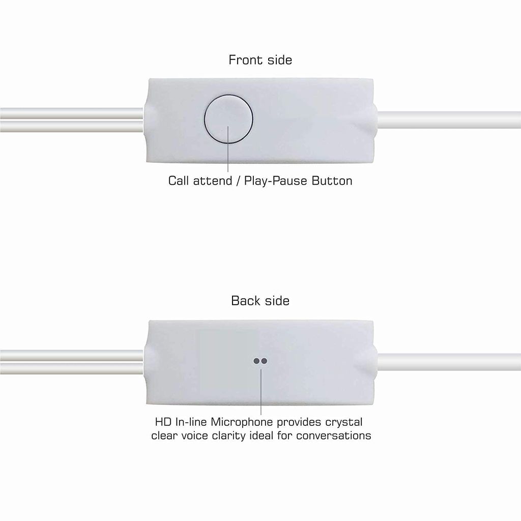 Fiberkart Wired Earphones White