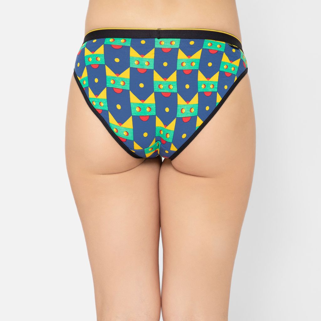 Bummer Women's Printed Micro Modal Bikinis Panties | Soft & Breathable Underwear - Lazy Luna